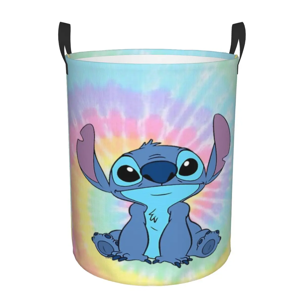 Colorfull Stitch Kid Toy Baskets Bins Kawaii Organizer Storage Bin For Playroom