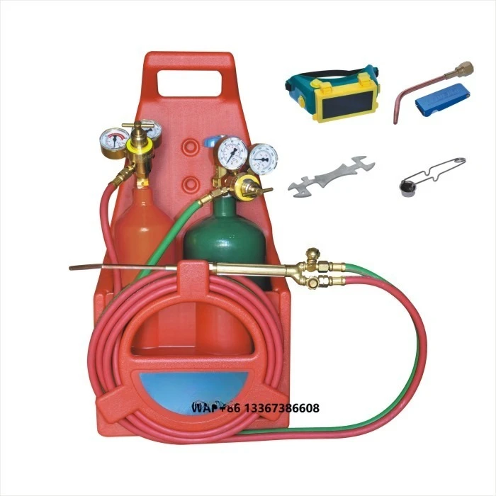 

Uweld Multi-Function Welding & Cutting Kit with Pressure Gauges and Brass Handles for Professional Use