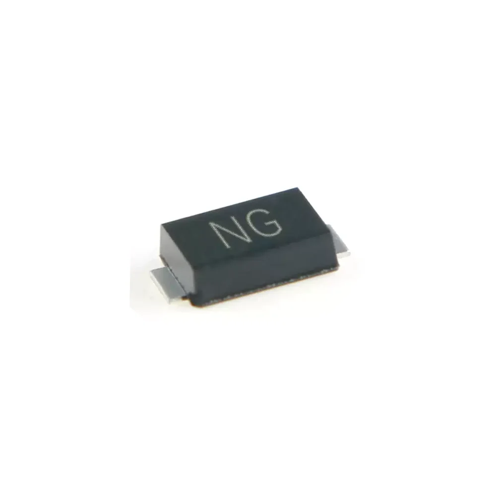 (100 pcs) SMF6.0CA SOD-123FL (Marking NG) - Bidirectional TVS Diode 6V 200W 10.3V Clamp