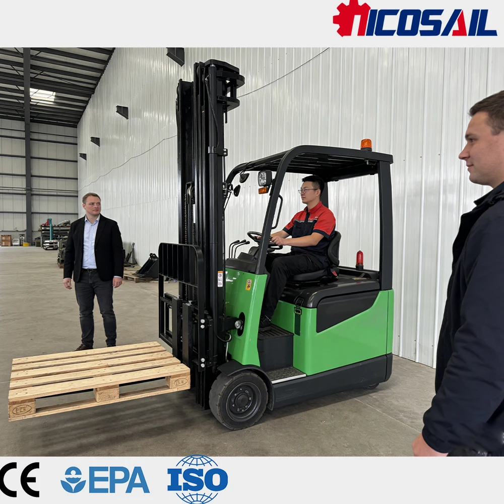 

Nicosail 2 Ton Small Electric Forklift CE Certified Easy Maneuverability for Warehouse Narrow Aisle
