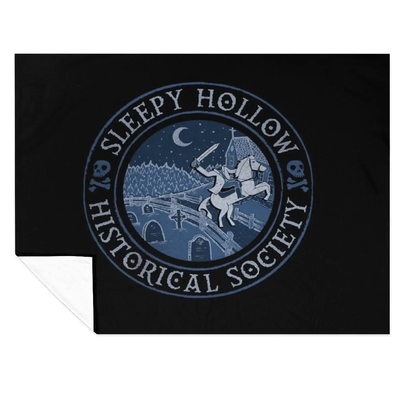 

Sleepy Hollow Historical Society Throw Blanket Hairy Shaggy sofa bed Loose Blankets