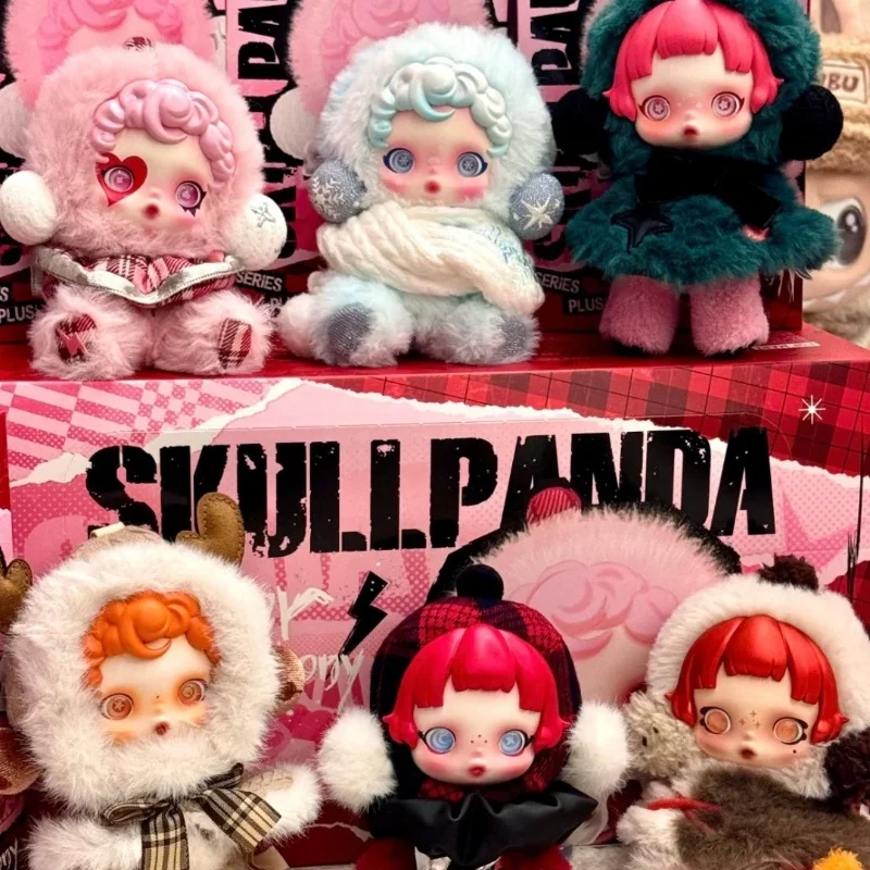 Original Skullpanda Winter Symphony Series Blind Box Kawaii Pendants Mystery Box Anime Figure Decor Kid Toy Birthday Gifts