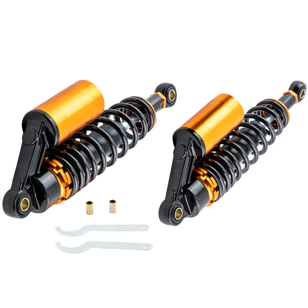 2pcs  Rear Air Shock Absorber For Suzuki Motorcycle ATV Bike New  Aluminum+Iron