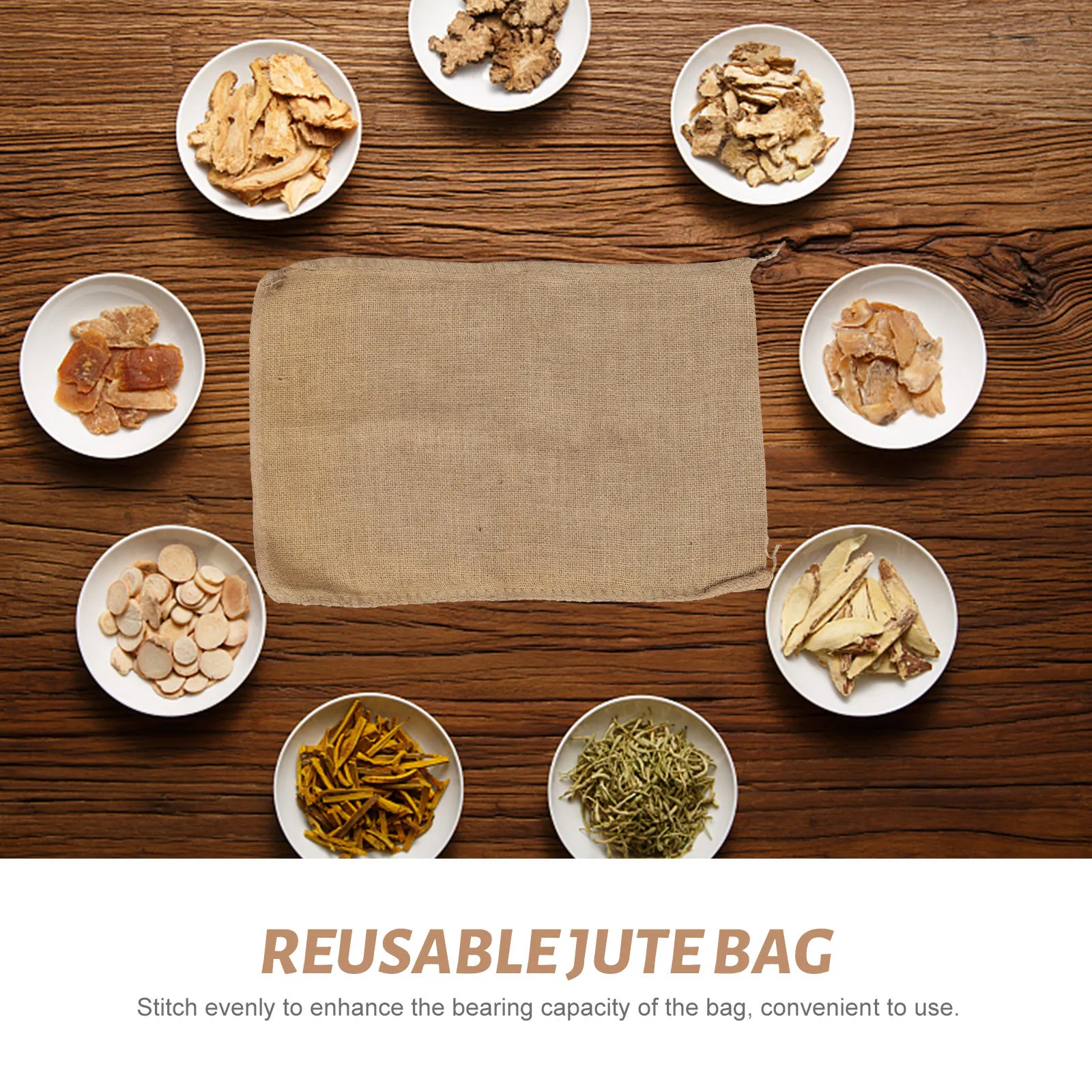 ถุงปอกระเจาสำหรับเก็บน้ำ 3 ชิ้น ถุงปอหนา ความจุขนาดใหญ่ ใช้ซ้ำได้ สำหรับเก็บทราย ใช้กลางแจ้ง บ้าน สวน ข้าว มันฝรั่ง