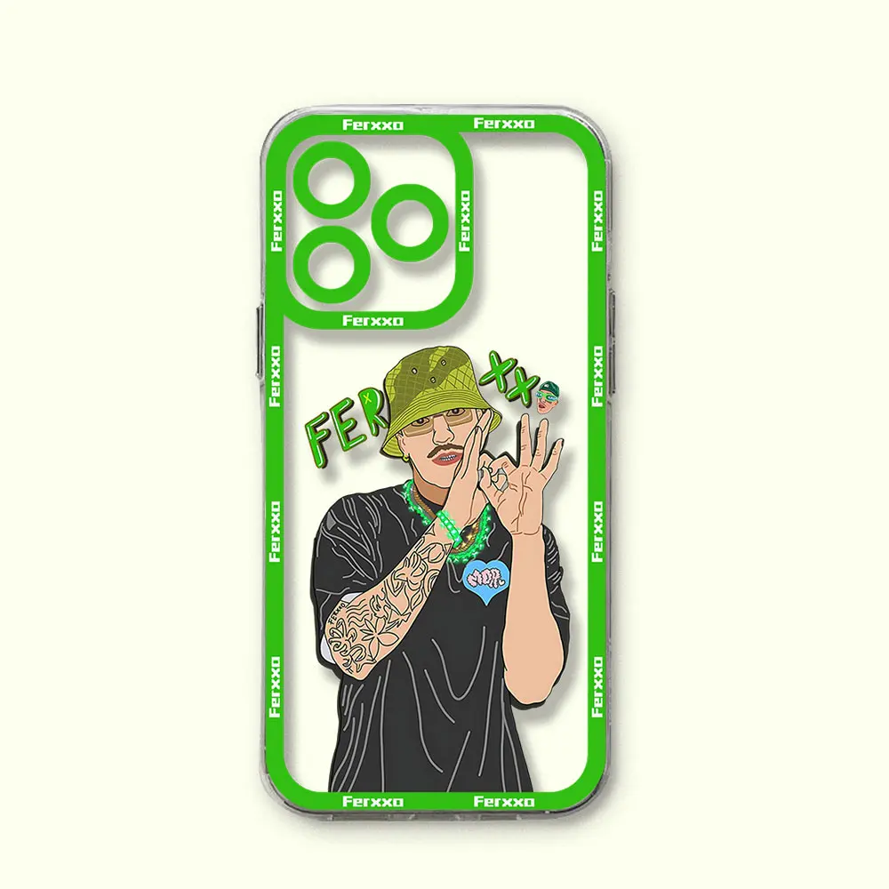 Feid Nitro Jam Ferxxo Phone Case For iPhone 15 14 13 12 11 Mini Pro Max X XR XSMax 6S 6 7 8 Plus SE20 Transparent Cover