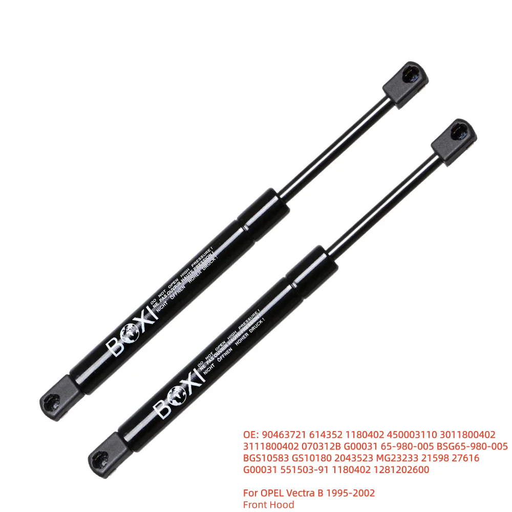 BOXI 2pcs Front Hood Gas Spring Shock Lift Strut Support Bar Rod For OPEL Vectra B 1995 - 2002 90463721 1180402 Lifts Struts