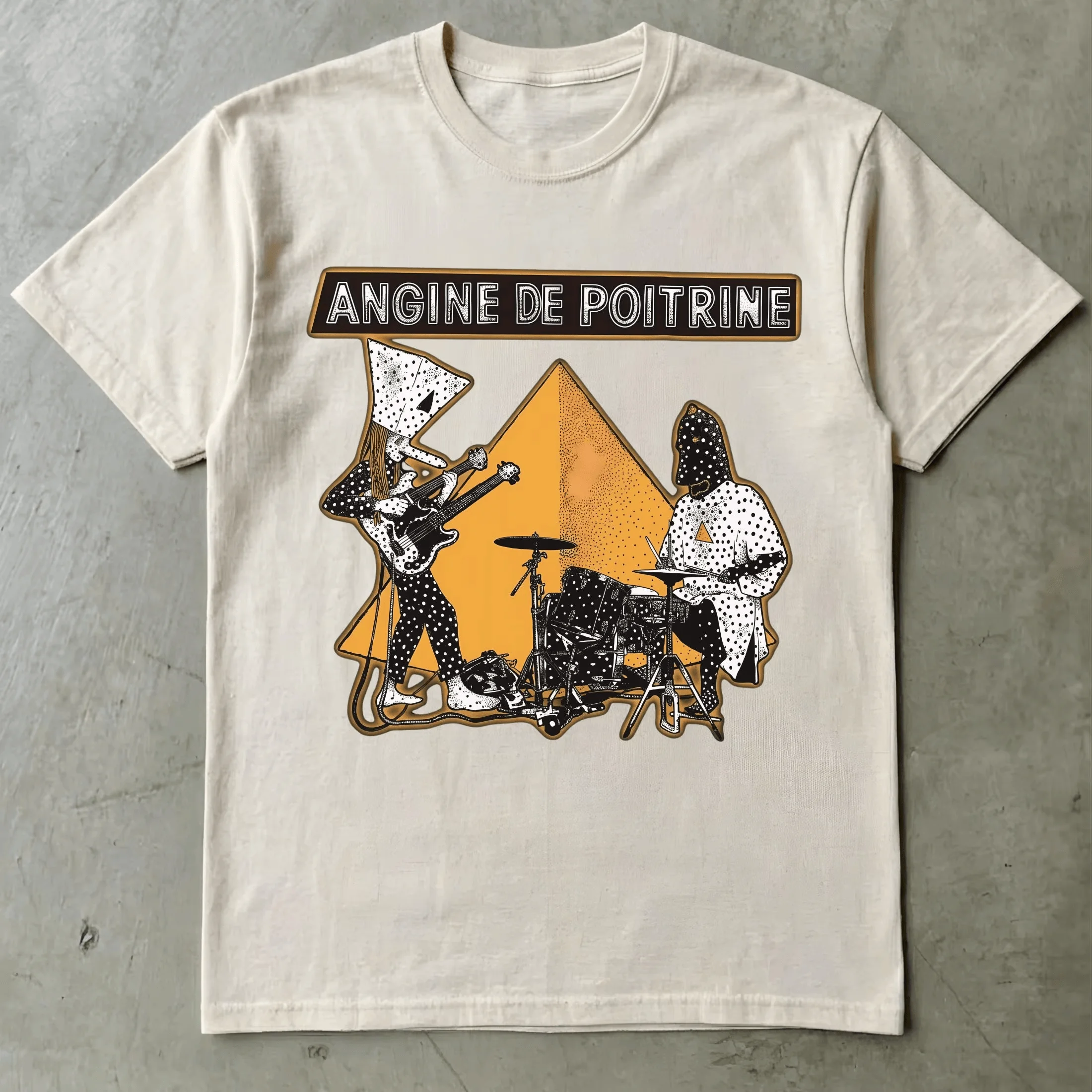 Angine de Poitrine Band Graphic 2026 T-Shirt 100 % Baumwolle Kleidung Unisex Männer Frauen T-Shirt Y2k Casual Tee Beliebte Streetwear Tops – Detail 9