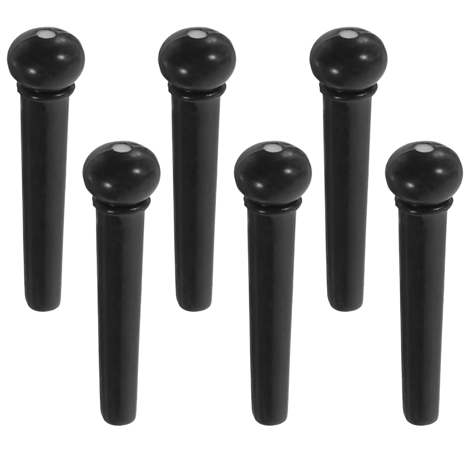 

6 Pcs String Nail Accessories Guitar Tuning Pegs Holder Acoustic Bridge Parts Abs Replacement