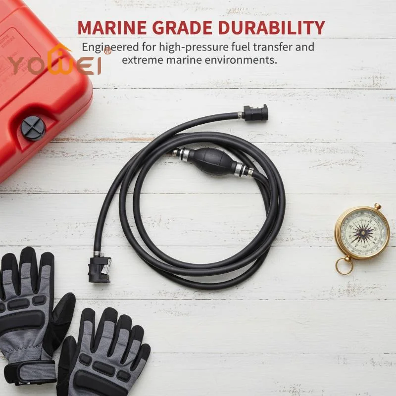 

Latest 2.1/3.1M Outboard Motor Fuel Line Kit For Boat Engine 8mm Fuel Hose Assembly Marine Accessories
