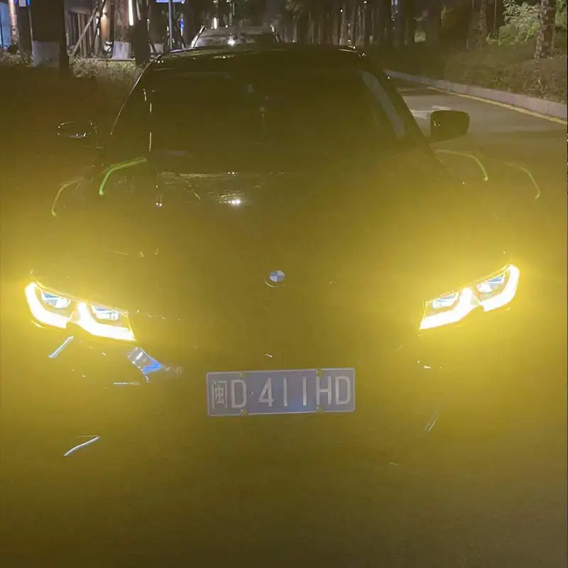 FOR BMW 3 Series G20 Pre‑LCI Adaptive LED Headlights Dual Color DRL CSL Yellow White Daytime Running Lights LED Module Board view 5