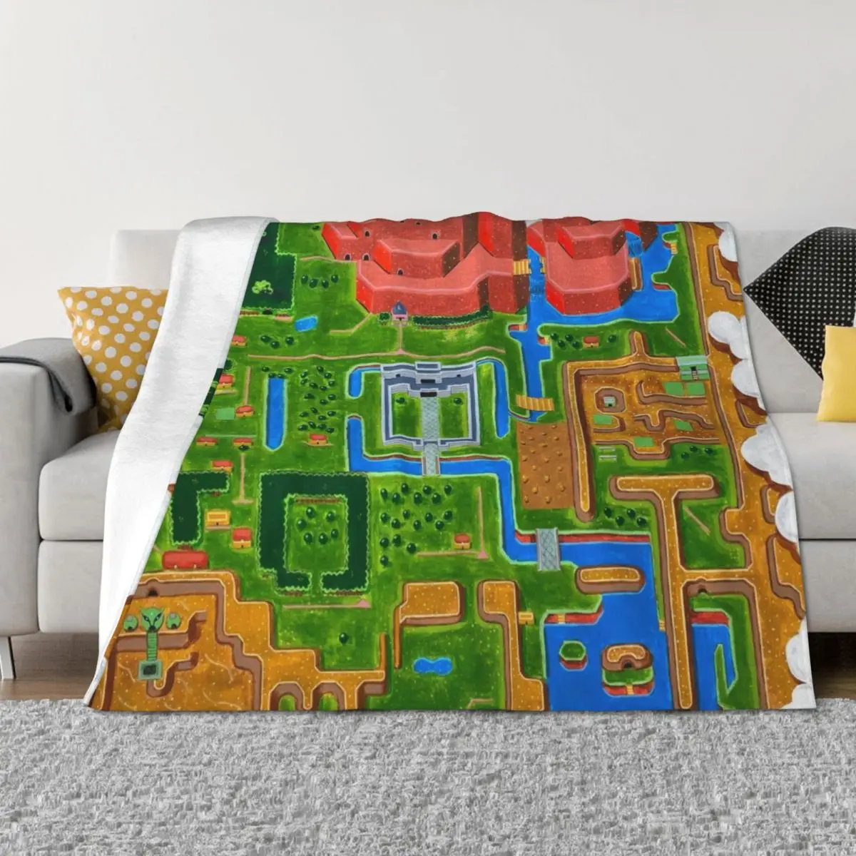 

Light World Throw Blanket halloween Travel Beautifuls Blankets