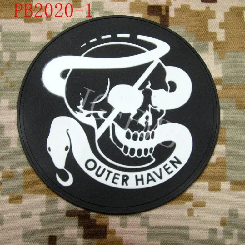 MGS OUTER HAVEN PMC Special Force Group Tactical Military Morale 3D PVC Patch, 8cm * 8cm