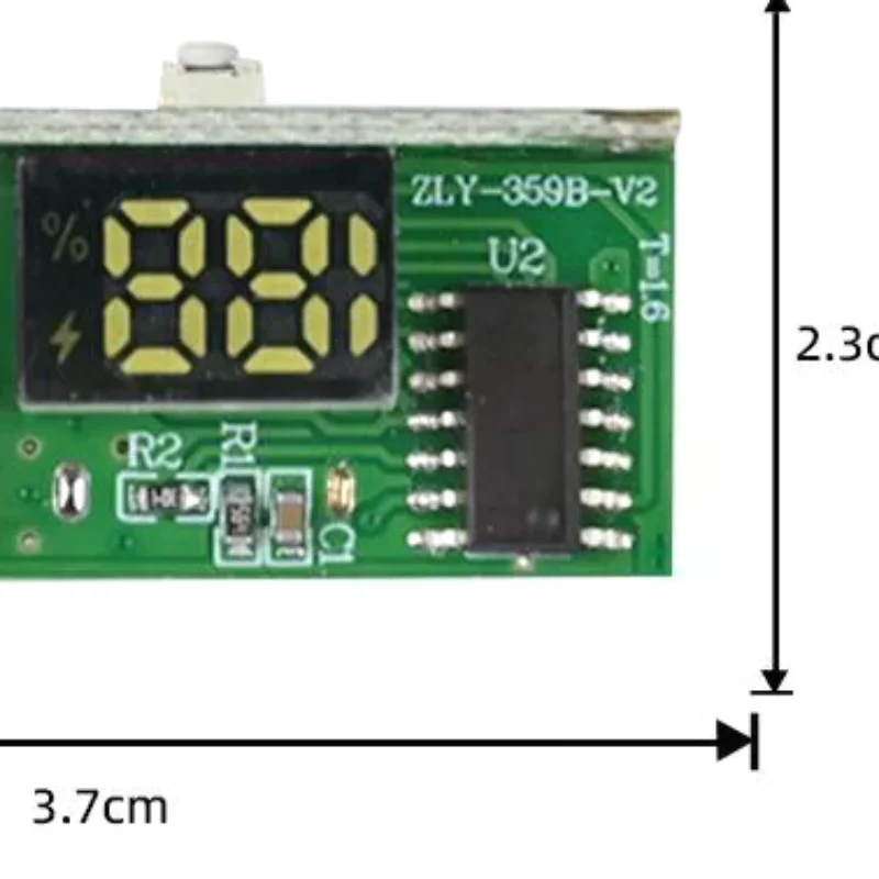 

Плата управления для фонаря/рыболовного фонаря с защитой от обратной полярности, 1 шт.