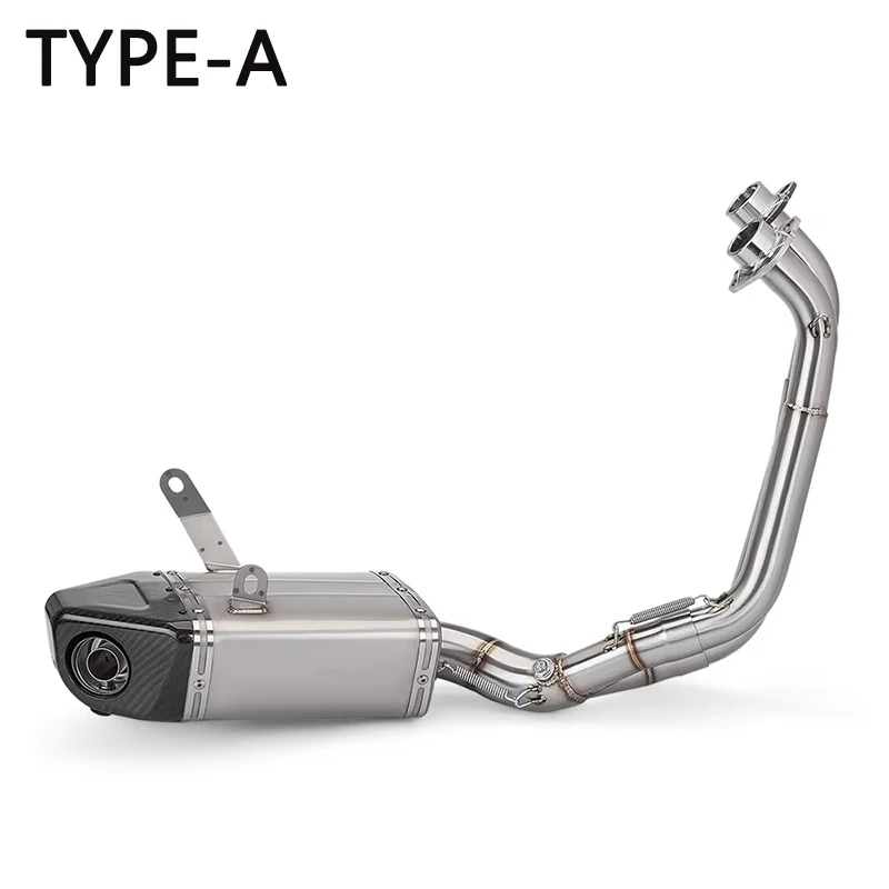 Performance Motorcycle Exhaust Full Systems Muffler Exhaust Hot Sale Bottom Box Exhaust Slip - On ForXsr700  Mt07 2014-2023