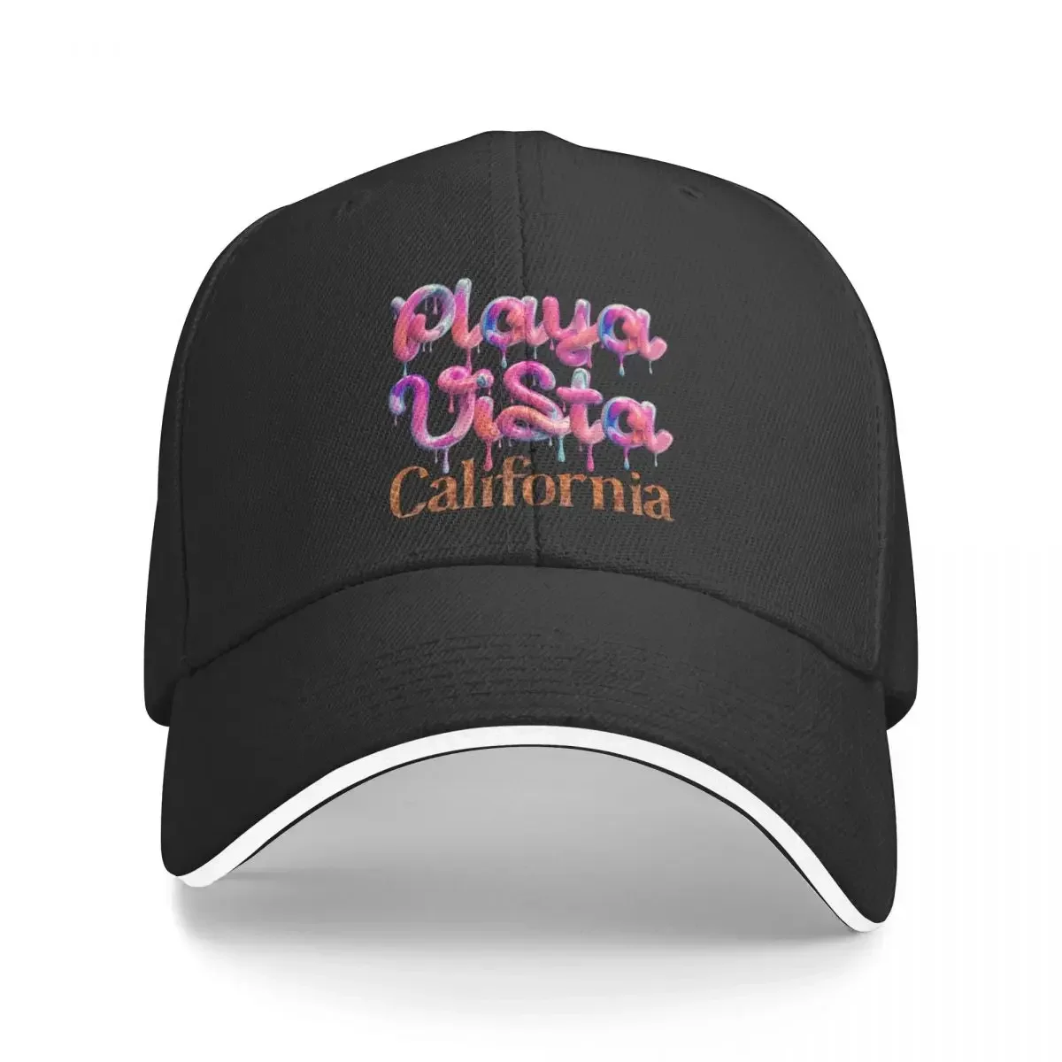 

Playa Vista California Ice Cream Baseball Cap sun caps Vintage Women's Beach Visor Men's
