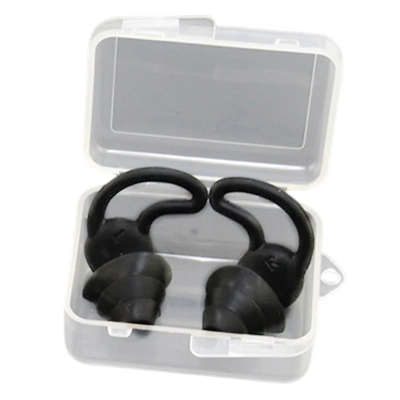 

ABMF-Soundproof Earplugs Three Layer Silicone Earplugs Waterproof Swimming Ear Plugs Sleep Noise Reduction Comfortable Easy Inst
