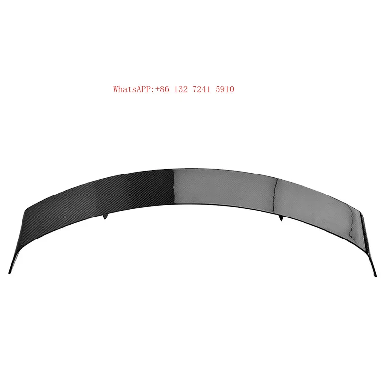 For  Continental Dry Carbon Fiber Rear Spoiler High Wing Style Single Deck Roof Modification Car Exterior 1 Year Warranty