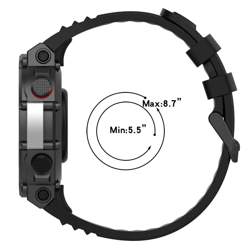 Accessori Bracciale Cinturino di ricambio Cinturino per orologio in silicone per Amazfit T-Rex 2
