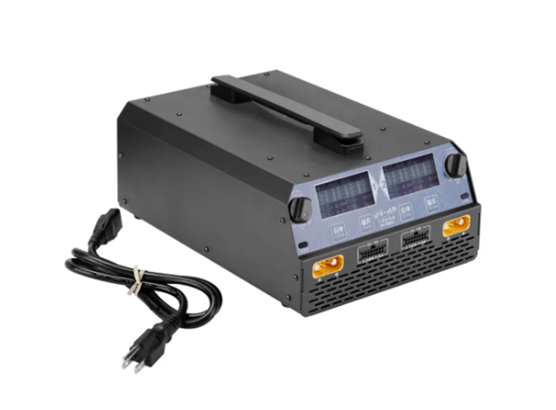 EV-PEAK U4-HP バランス充電器 デュアルチャンネル LiPo/LiHv 6S - 14S TATTU Herewin バッテリー 2500W 25A