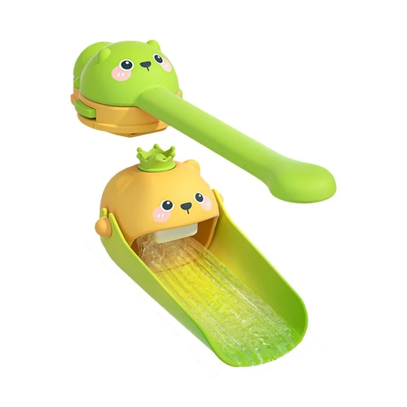 Hot Cartoon Animals Faucet Extender For Kids Hand Washing In Bathroom Sink Accessories Kitchen Convenient For Baby Washing