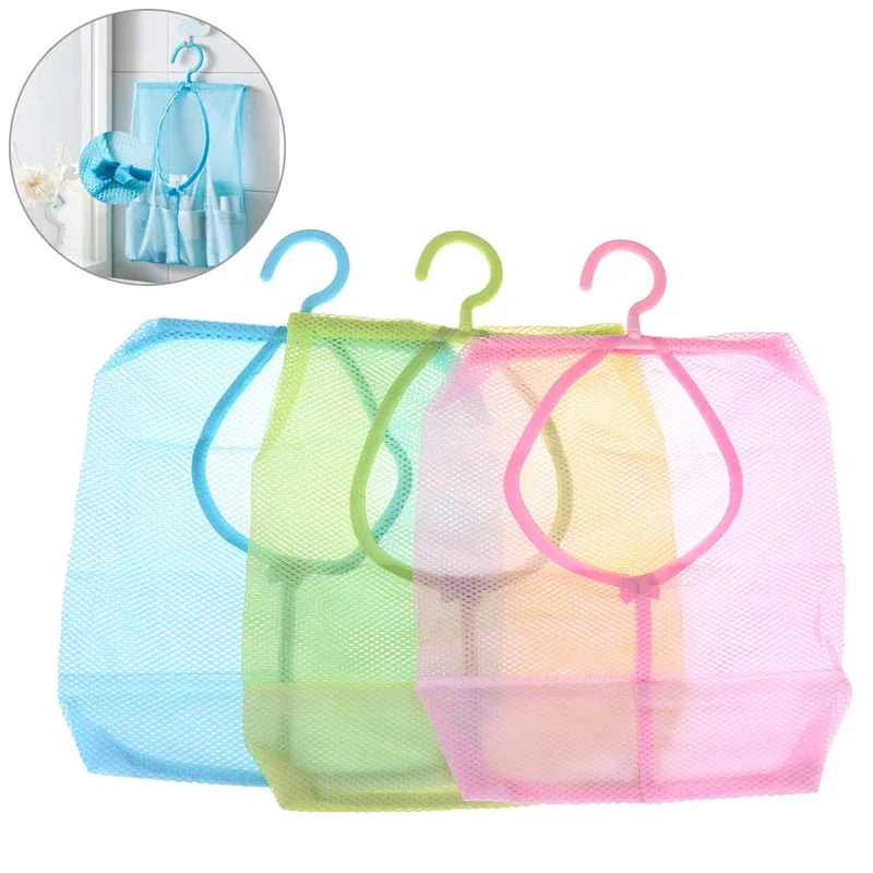 Bathroom Baby Toys Bag Multifunctional Hanging Storage Mesh Bags Baby Bath Toys Eco-Friendly Mesh Child Kids Bath Toys Baskets