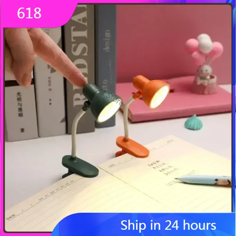

Mini Book Light Foldable Table Desk Book Reading Lamp for Home Room Computer Notebook Laptop Night Lights Eye Protections Lamp