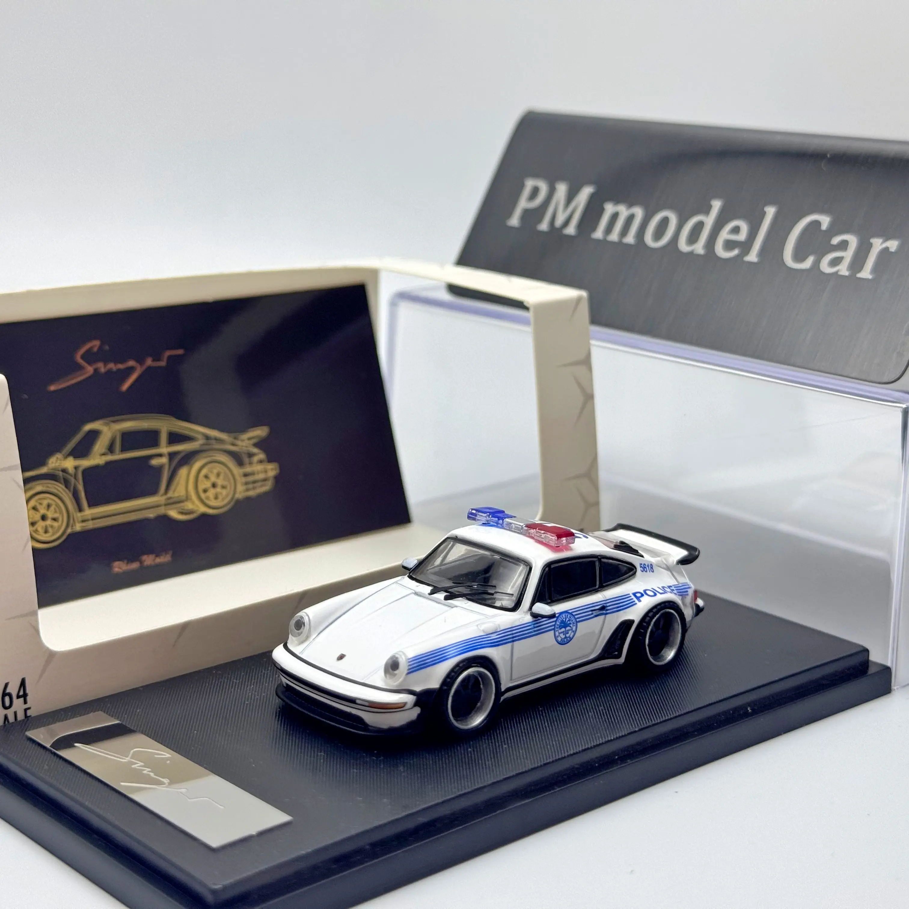 

[In Stock] RM Rhino Model 1:64 RWB Porsche 911 Turbo 930 Alloy Diecast Model Car Collectible Gift Static Display
