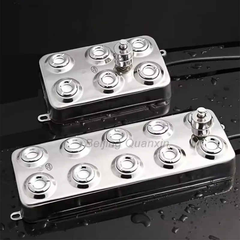 5500 مللي في الساعة 300 واط مرطب محول كهرضغطية 10 رئيس صانع ضباب بالموجات فوق الصوتية مبيد #5