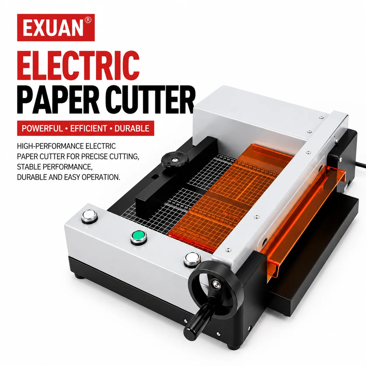 G400 Automatic Cutter Electric Trimmer Bidding Photo Book A4 Paper 40MM Thick Cutting Machine For Office Home