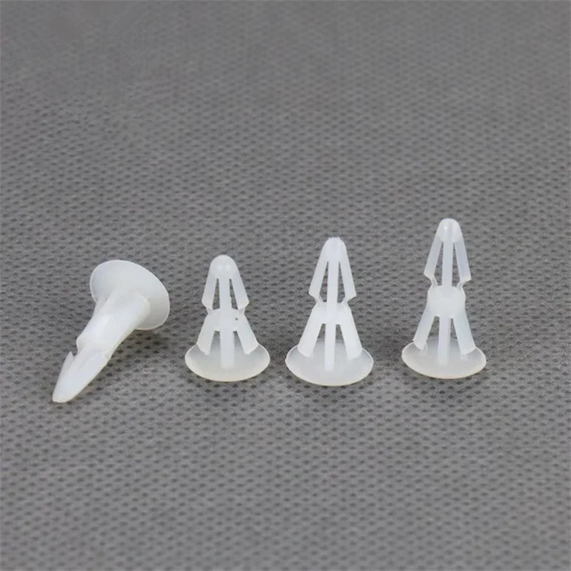 2000 x Push Lock Offwhite Plastic PCB Spacer Support