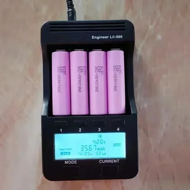 Batería recargable de iones de litio 100% v, capacidad Original para 35e, 3500mAh, 20a, descarga INR18650, 35E, 3500mAh, 18650