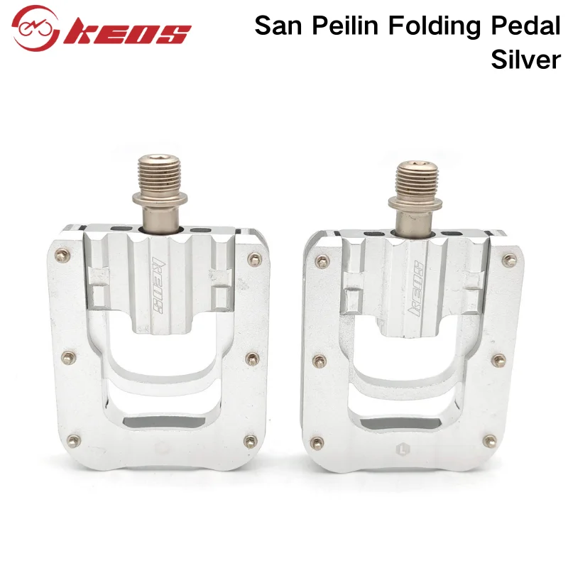 دواسات KEOS قابلة للطي 3 محامل من سبائك الألومنيوم غير قابلة للانزلاق لأجزاء ترقية الدراجة القابلة للطي Brompton P8 / Dahon P8 P10 D5 #5