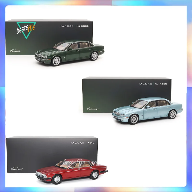 Almost Real Car Model 1/18 Jaguar Xj6 X350 Car Model Simulation Alloy Room Ornament Display Cars Model Boy Collection Toys Gift