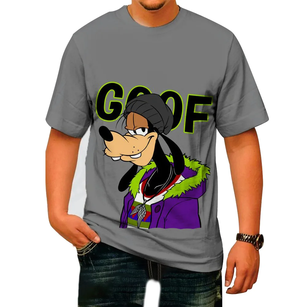 Goofy Summer Disney T-Shirts Goofy Cartoon Anime 3D Print Streetwear Men Women Fashion T Shirt Goofy Tees Tops