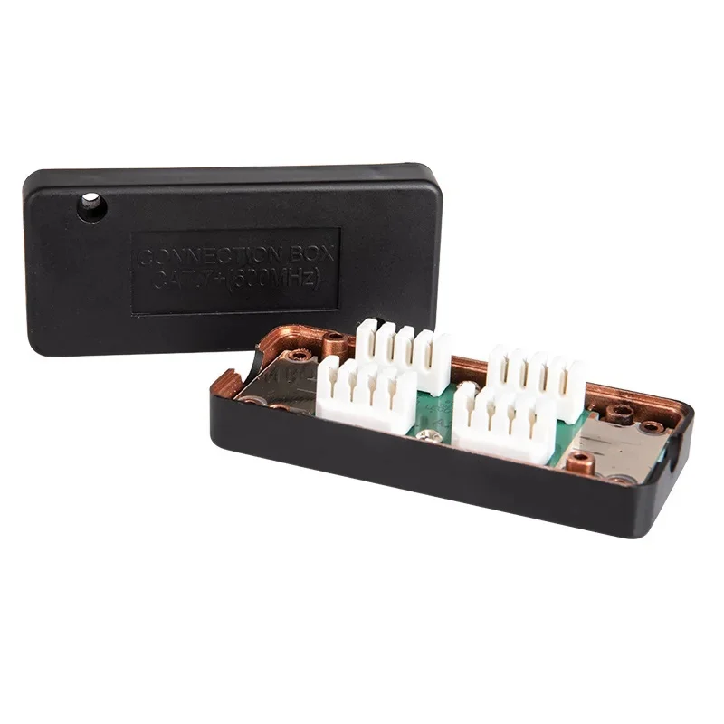 RJ45 Connector Ethernet Box LAN Cable Junction Boxes Extention For Cat5e Cat6 Cat7 Networking Wire LSA Connection Adaptor
