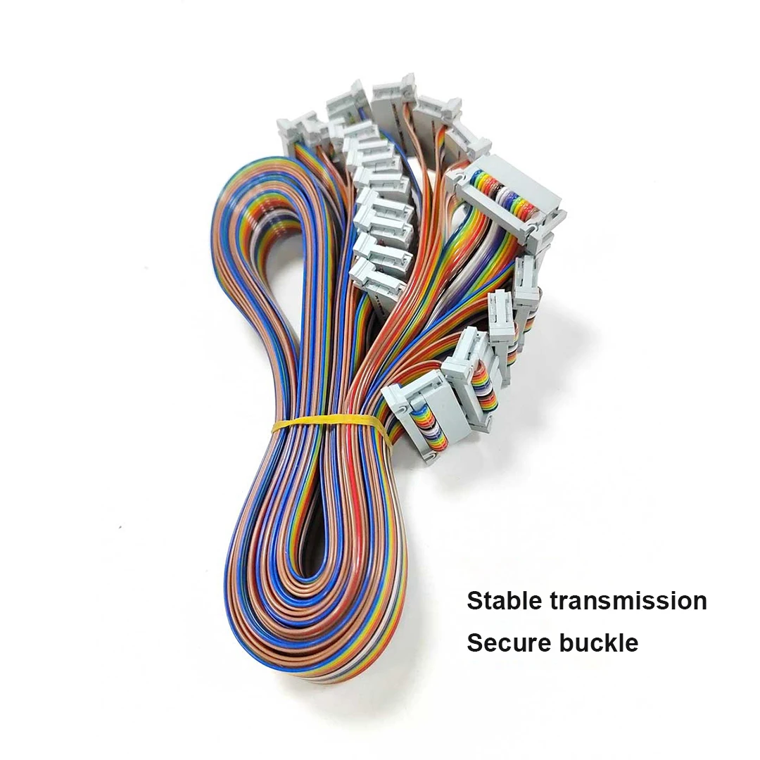 10 pezzi 16P rame puro colorato farfalla clip cavo a nastro linea segnale dati per display a LED accessori universali in filo di rame