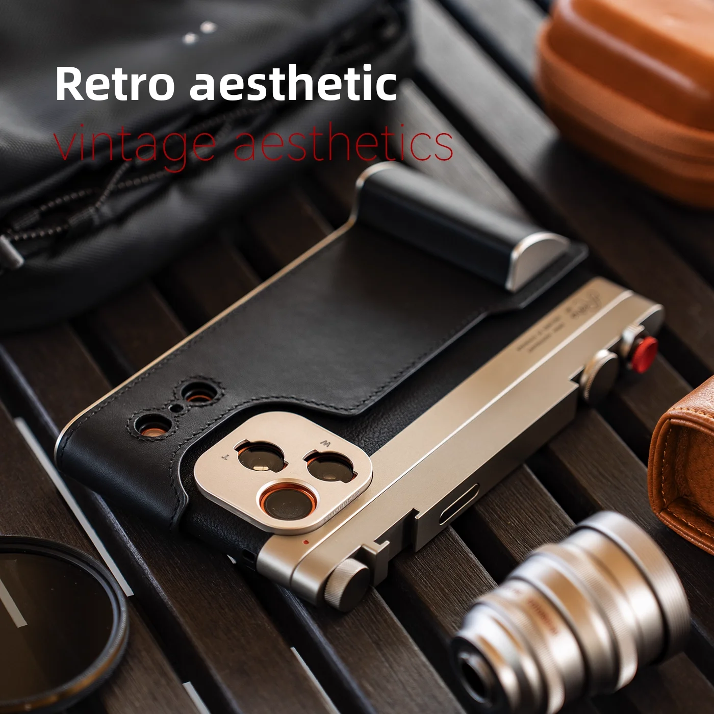 

Fotorgear Photography Phone Case Kit for iPhone 17 pro Max with Camera Shutter Grip Fliter Adapter Lanyard Protective Cover Cage