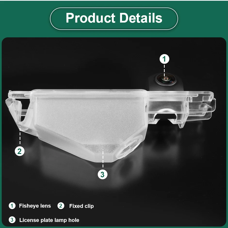 GreenYi 170 Degree 1920x1080P AHD Vehicle Rear View Camera For Renault Sandero/Dacia Sandero Stepway Logan 1/Logan 2 Symbol