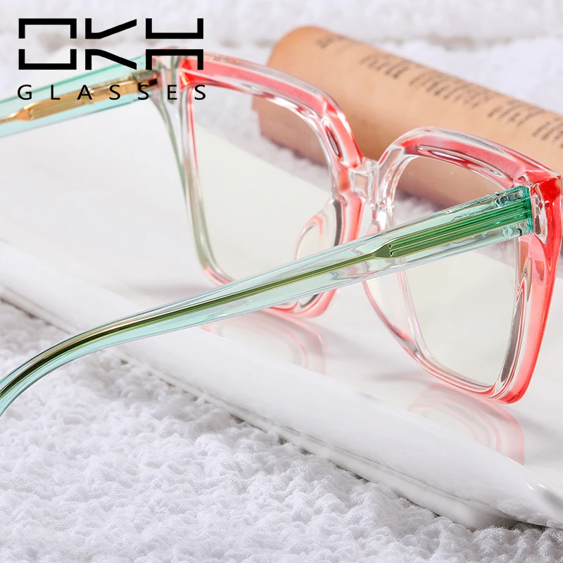 Gafas de lectura transparentes OKH, gafas para presbicia a la moda para mujer, gafas graduadas, gafas para miopía F55