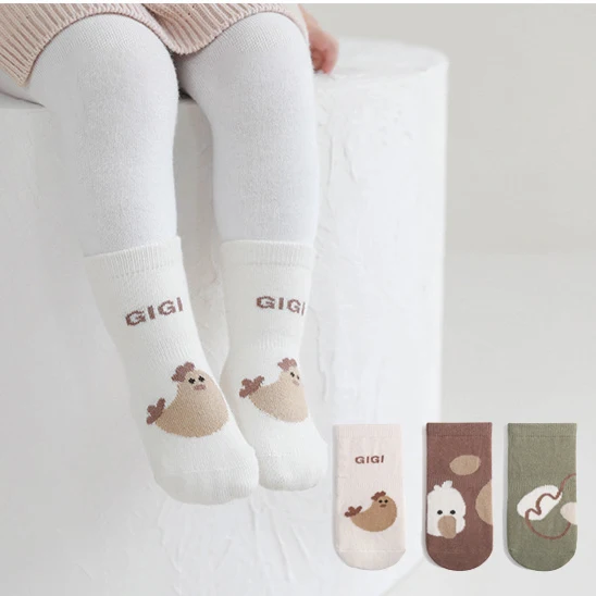 3 Pairs  Anti-slip Toddler Baby Playing Socks 0-5Y Unisex Boys Girl Indoor Floor Stockings Infant Newborn First Walking Socks