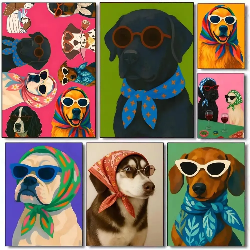 Animals Carrying Square Scarves Jigsaw Puzzles 500/1000/1200/2000PCS Wall Art For Home Office Cafe Decoration Frameless