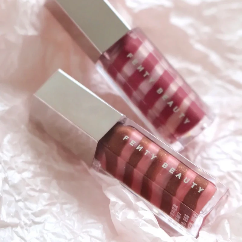 Fenty Beauty Mirror Surface Lip Gloss RIRI Fussy Flex Lip Blam RIRI Sweet Two-tone Star Swirl Glossy Lip Oil Cool Glow Lipstick