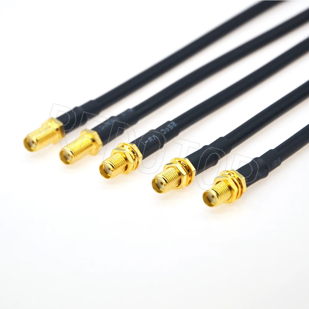 LMR-240 SMA Male to SMA Female Connector Low Loss LMR240 RF Coaxial Cable 50-4 Pigtail WiFi Router Antenna Extension Cord Jumper