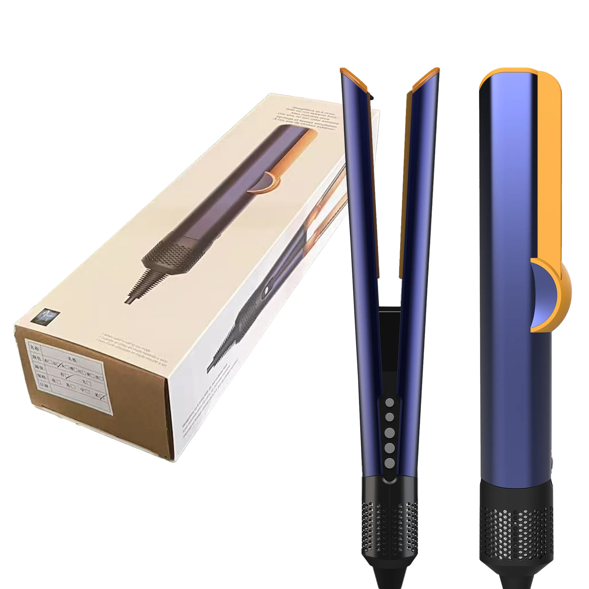 Two-in-One Hair Dryer Straightener Titanium Tourmaline Coating Wet/Dry Dual-Use Gentle Hair Gift Box Packaging 3 view 4
