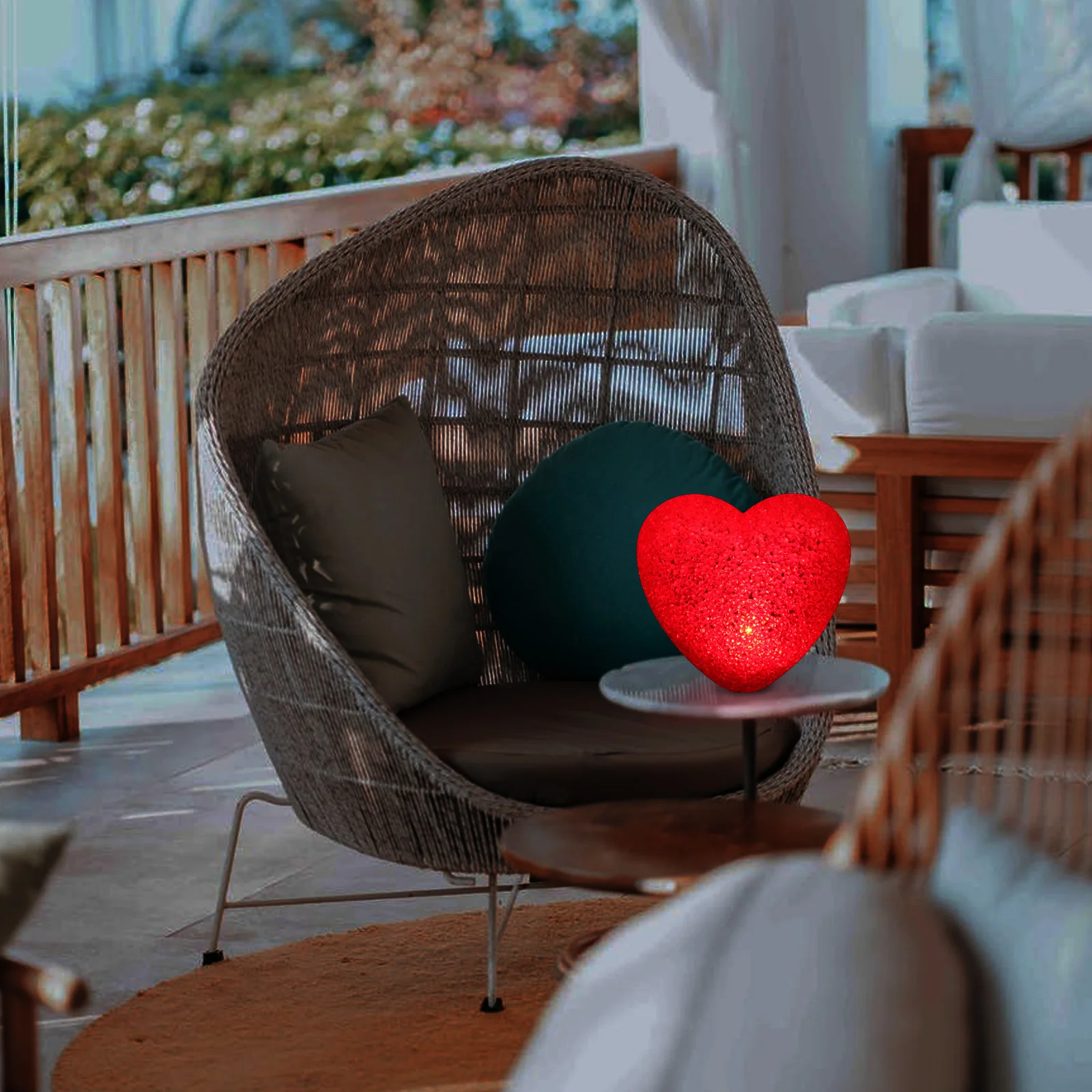 

Heart Shaped LED Night Beautiful Colors Portable Home Garden Party Desk Table Bedside Lamp Small Night Lamp Valentine Gifts
