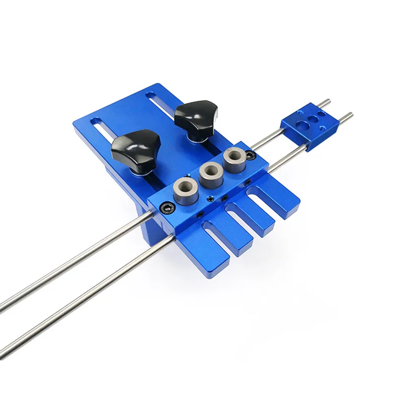 Woodworking round wood tenon punch, three-in-one hole opener, positioner, woodworking hole punching, hole punching fixture