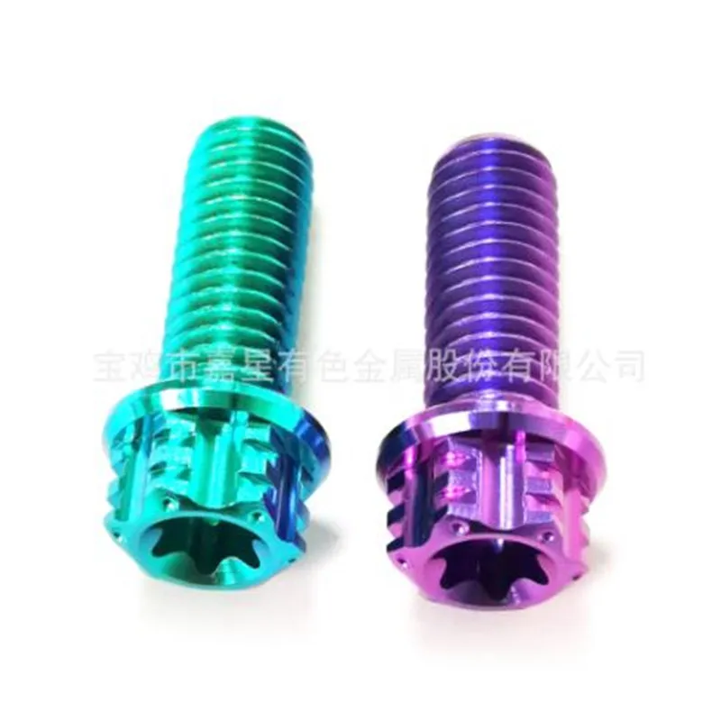 4 Stück M6 M8 M10 Flansch Sechskant-Torx-Schrauben für Motorrad-Bremssättel – Detail 6