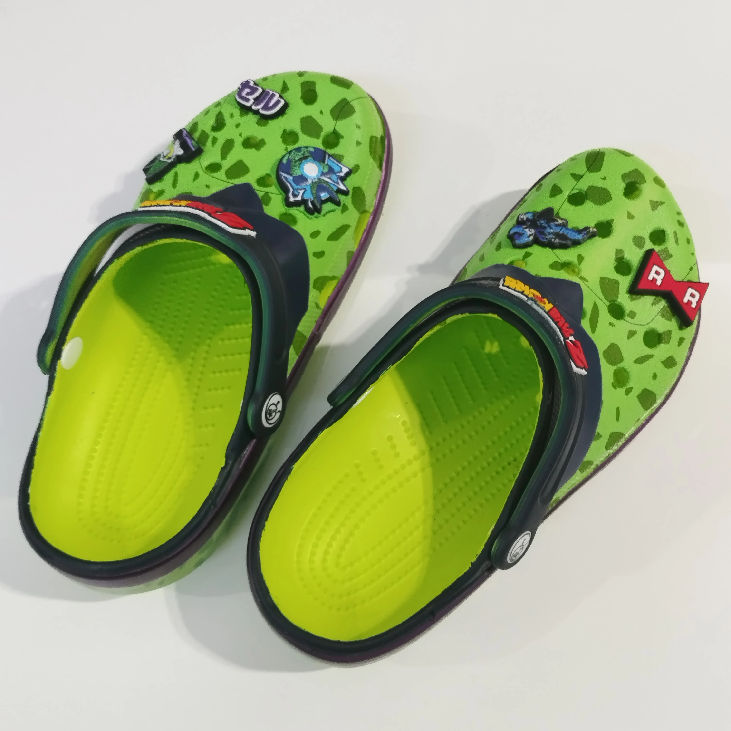 New Inventory Dragon Ball Green Cool Slippers And Sandals Kawaii Anime Home Beach Shoes Pool Anti Slip Summer Slippers view 2