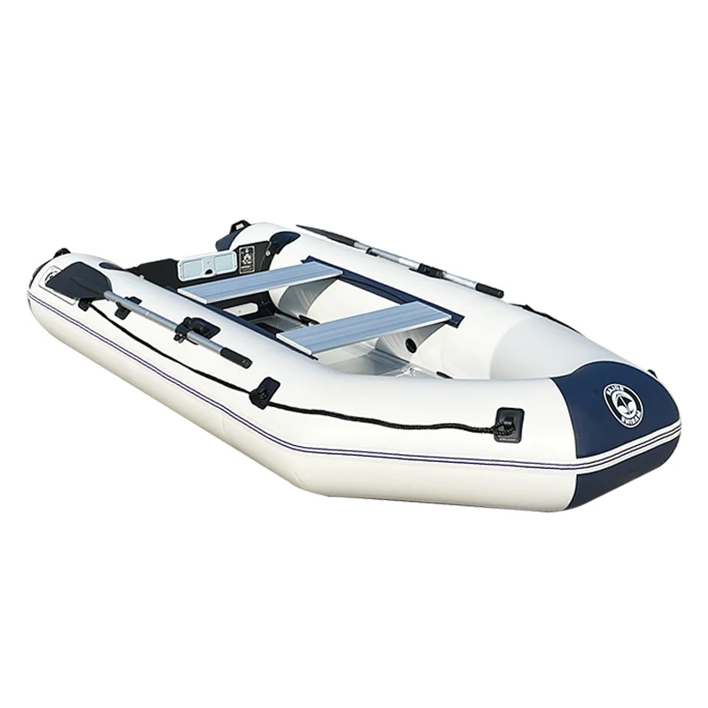 5 Person 3M PVC Inflatable Assault Kayak Speed Boat Fishing Canoe Casual Hovercraft Aluminum Floor for scuba Diving