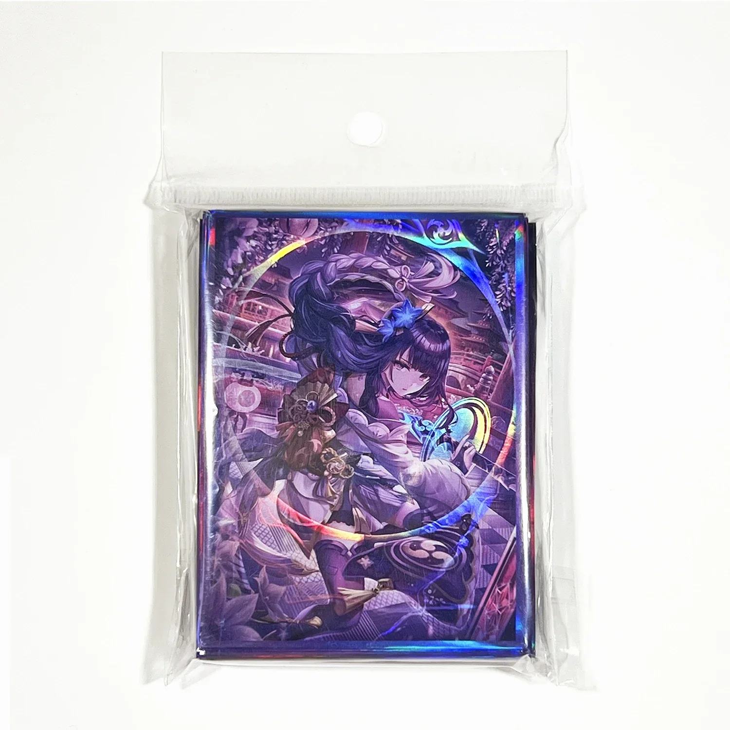 60Pieces Raiden Shogun Card Sleeves for Standard Deck MTG PKM Magical  Shinny Protector Holographic Art Foil Outer Cover 67x92mm - AliExpress 18
